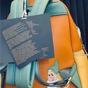 Loungefly Mint Green and Mustard Backpack Loungefly | Bags | Loungefly Mint Green And Mustard Backpack  main image 2